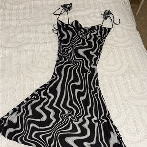 Zara silk mini dress